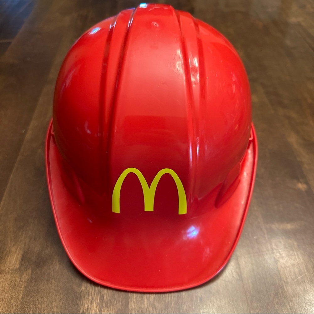 McDonalds Hard Hat Helmet Adult Costume Halloween‎ Fast Food Construction